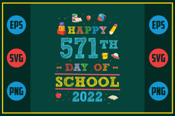 Celebrating 571 Days of School with Embroidery
