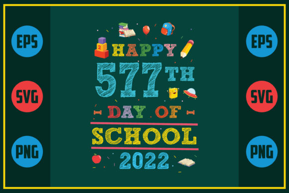 Celebrating 577 Days of School with Embroidery