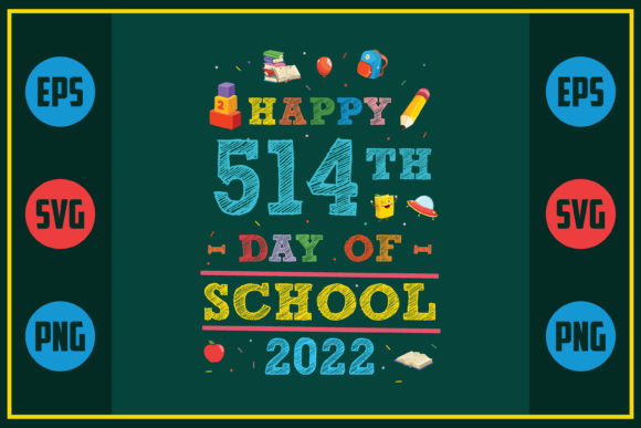 Happy 514th Day of School 2022: A Unique Embroidery Design