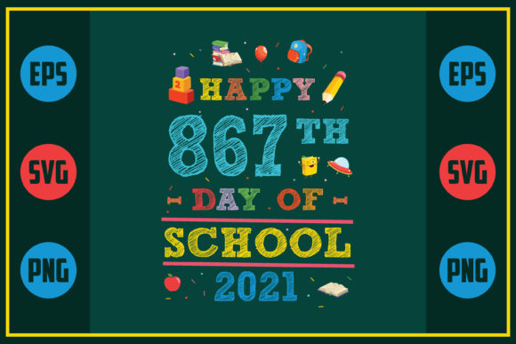 Happy 867th Day of School Embroidery Design Review